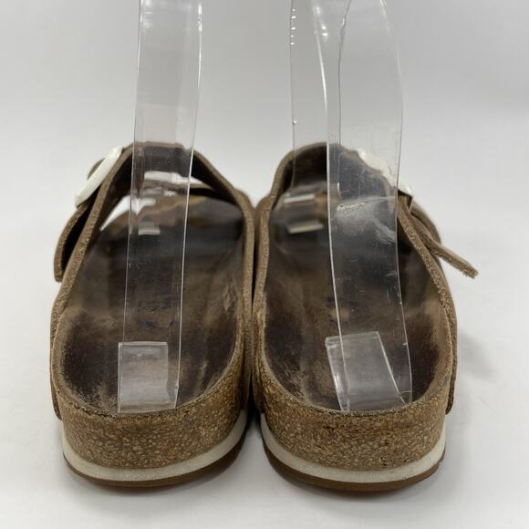 Birkenstock Arizona Super Grip Sandals Womens Size 37, US 6-6.5 Leather Soft FB - Picture 4 of 9